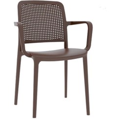 تصویر صندلی پلاستیکی دسته دار نظری مدل N493 