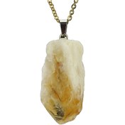 تصویر گردن آویز بلور سیترین Ametist