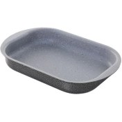 تصویر تابه مستطیل فر بزرگ لبه کوتاه عروس تفلون 