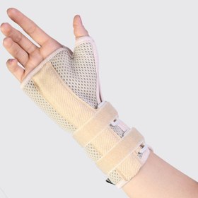 تصویر مچ بند آتل دار با پارچه سه بعدی طب و صنعت قابل استفاده در هر دوست - ضد تعریق - ضد حساسیت