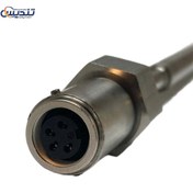 تصویر سنسور PT100 با سوکت چهار پیم با غلاف 316 