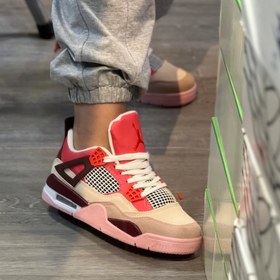 تصویر کفش جردن فور صورتی Nike Jordan 4 pink