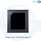 تصویر رک دیواری 9 یونیت عمق 60 آماد Amad rack
