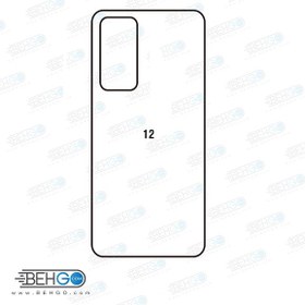 تصویر برچسب شفاف پشت شیائومی Xiaomi 12-12X Xiaomi 12/12X Nano Tag Back Protector