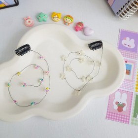 تصویر ریسه مو متنوع - قلب 