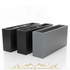 تصویر فلاور باکس مستطیلی فایبر گلاس باریک طولی 