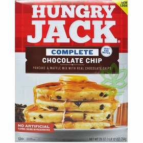 تصویر پودر پنکیک کامل با شکلات چیپسی 800 گرم هانگری جک – Hungry jack 