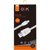 تصویر کابل شارژ میکرو یو اس بی OAK مدل k191 