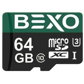 تصویر کارت حافظه MicroSDXC بکسو استاندارد UHS-I U3 سرعت 90MBps ظرفیت 64 گیگابایت ا Bexo UHS-I U3 90MBps MicroSDXC 64GB Bexo UHS-I U3 90MBps MicroSDXC 64GB