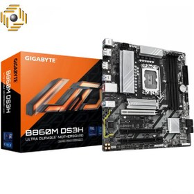 تصویر مادربرد گیگابایت B860M DS3H DDR5 Gigabyte B860M DS3H DDR5 (rev. 1.x) LGA1851 Micro ATX Motherboard