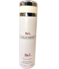 تصویر اسپری بدن مردانه مدل Lalik White حجم 200 میلی لیتر بیو استار Bio Star Lalik White Deodorant Spray For Men 200ml