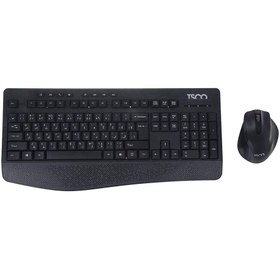 تصویر کیبورد و ماوس بی‌سیم تسکو مدل TKM 7110W Tsco TKM 7110W Wireless Keyboard and Mouse