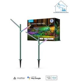 تصویر نورپردازی عمودی هوشمند فضای باز گووی RGBICWW | بسته ۲ عددی 