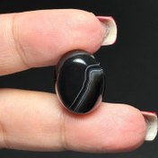 تصویر نگین سنگ اونیکس سلیمانی معدنی کد 60324 