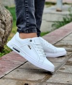 تصویر کفش اسپرت مردانه نیو بالانس مدل CLARK رنگ مشکی سفید با زیره پیو 