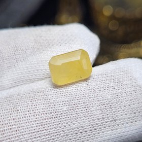 تصویر نگین سنگ یاقوت زرد معدنی کد 36906 