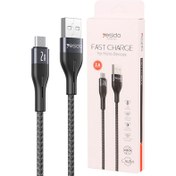 تصویر کابل میکرو یو اس بی فست شارژ Yesido CA121M 2A 1m Yesido CA121M 2A 1m Micro Usb Fast Charging Cable