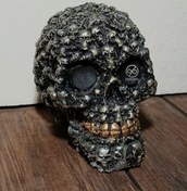 تصویر دکور آکواریوم مدل جمجمه 