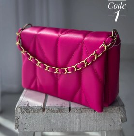 تصویر کیف دوشی زنانه مدل زارا جلو زنجیر از چرم مصنوعی 