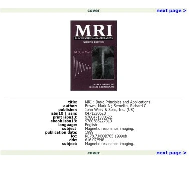 خرید و قیمت دانلود کتاب Mri: Basic Principles and Applications 2nd | ترب
