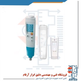 تصویر pH متر قلمی با الکترود مجزا BNC برند تستو مدل TESTO 206pH3 pH Tester BNC Electrode 05632063 TESTO 206pH3