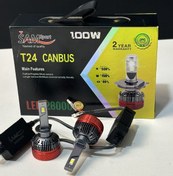 تصویر هدلایت خودرو سام مدل T24 پایه H7 نور زرد آفتابی ۱۰۰ وات 