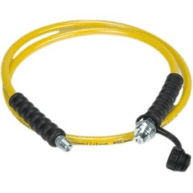 تصویر شیلنگ 700 بار با یکسر کوپلینگ نری 3/8 - 0.9متر / مشکی 700BAR HOSE WITH MALE COUPLING