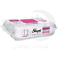 تصویر دستمال مرطوب اسلیپی مدل لیلیوم بسته ۱۰۰ عددی 