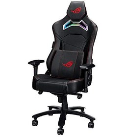 تصویر صندلی بازی ASUS ROG Chariot RGB (پشتیبانی از فوم مموری کمری، تکیه گاه بازو قابل تنظیم 4 بعدی، تکیه گاه خوابیده، مواد چرم تنفسی، کاستورهای PU بادوام، روشنایی یکپارچه Aura RGB) - ارسال 35 الی 40 روز کاری 