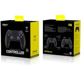 تصویر دسته بازی بلوتوثی هیسکا مدل HISKA HR-70 HISKA WIRELESS GAMING CONTROLLER HR70