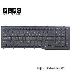 تصویر کیبورد لپ تاپ فوجیتسو Fujitsu Lifebook NH532 مشکی-بافریم 