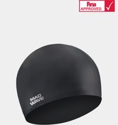 تصویر کلاه مسابقه شنا با رنگ مشکی تک جنسیتی مورد تایید فینا مردانه | Mad Wave Madwave-mo535-01001.W 