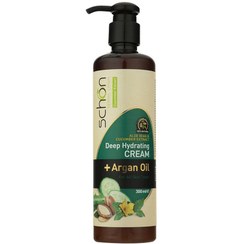 تصویر کرم مرطوب‌کننده شون مدل آلورا خیار پمپی حجم 300 میلی‌لیتر Cucumber deep hydrating cream