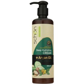 تصویر کرم مرطوب‌کننده شون مدل آلورا خیار پمپی حجم 300 میلی‌لیتر Cucumber deep hydrating cream