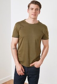 تصویر مدل تی شرت 2021 برند ترندیول مرد رنگ خاکی کد ty93519010 