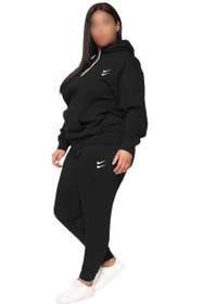 تصویر هودی شلوار سایز بزرگ زنانه NIKE Nike womens big size pants hoodie