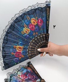 تصویر بادبزن مشکی کد 707 