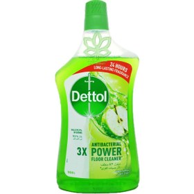 تصویر مایع پاک کننده زمین شوی قوی آنتی باکتریال رایحه سیب 900 میل دتول – dettol 