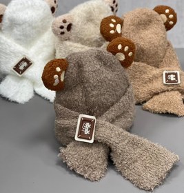 تصویر شال و کلاه تدی52 