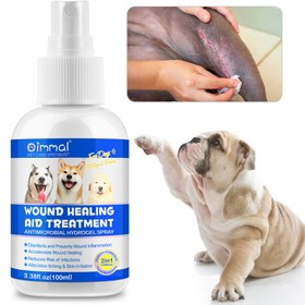 تصویر اسپری ترمیم کننده زخم های پوستی سگ اویمال ایرلند 100 میلی گرم oimmal wound healing aid dogs 100g