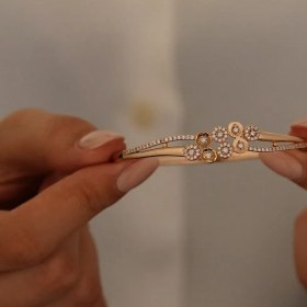 تصویر دستبند النگویی نگین دار Xuping 