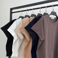 تصویر تیشرت کراپ آستین پاکتی زنانه 