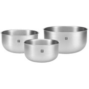 تصویر ست کاسه استیل زولینگ مدل ZWILLING ظرفیت ۳ عددی ضد زنگ 