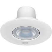 تصویر چراغ سقفی اکونومی 7 وات توکار لنزدار گرد آفتابی ای دی سی Indoor Economy circular lighting 7 W Warm white EDC