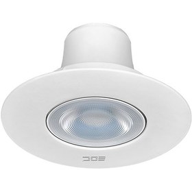 تصویر چراغ سقفی اکونومی 7 وات توکار لنزدار گرد آفتابی ای دی سی Indoor Economy circular lighting 7 W Warm white EDC