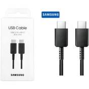 تصویر کابل شارژ تایپ سی دو طرفه پک دار طول 1 متر سامسونگ ویتنام اصل 