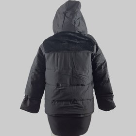 تصویر کاپشن کوتاه - مشکی / XL 