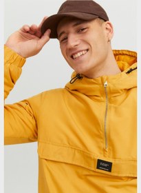 تصویر کاپشن هودی اساسی برند jack & jones Essential Hooded Jacket