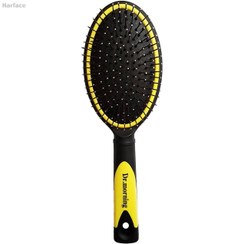 تصویر برس مو رنگی مدل دانه فلزی دکتر مورنینگ صورتی Dr Morning Colored Hair Brush