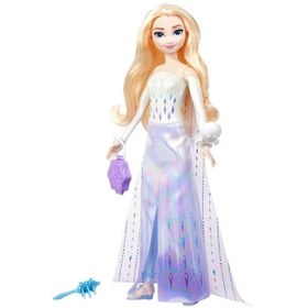 تصویر عروسک السا از دیزنی فروزن با قابلیت چرخش و نمایش برند dİsney Disney Frozen Spin & Reveal Elsa Doll